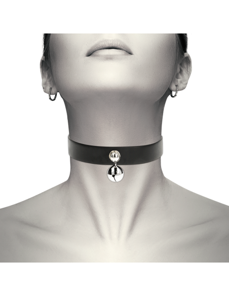 COQUETTE CHIC DESIRE - VEGAN LEATHER NECKLACE WOMAN RATTLE ACCESSORY