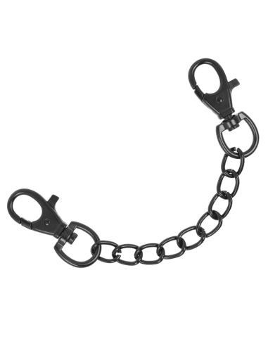 FETISH SUBMISSIVE DARK ROOM - VEGAN LEATHER ANKLE HANDCUFFS WITH NEOPRENE LINING
