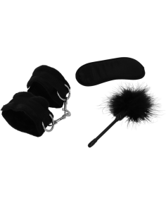 INTENSE - FETISH EROTIC PLAYSET 2 WITH HANDCUFFS, BLIND MASK AND TICKLER 2