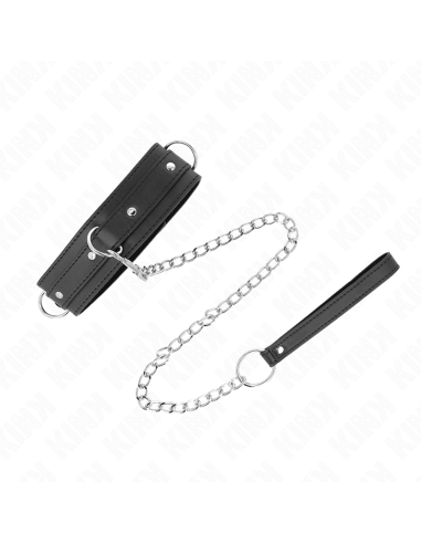 KINK - NECKLACE WITH LEASH 65 CM 3 RING MODEL 1 ADJUSTABLE 38-49 CM X 5 CM