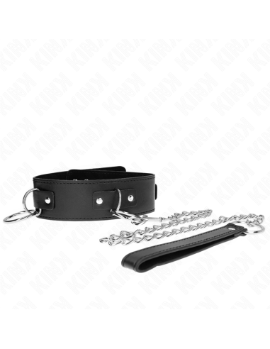 KINK - NECKLACE WITH LEASH 65 CM 3 RING MODEL 2 ADJUSTABLE 36-43 CM X 5 CM