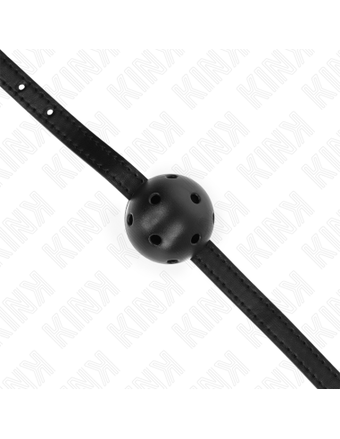 KINK - SIMPLICITY BLACK BREATHABLE BALL 4.5 CM GAG 62 x 1.5 CM