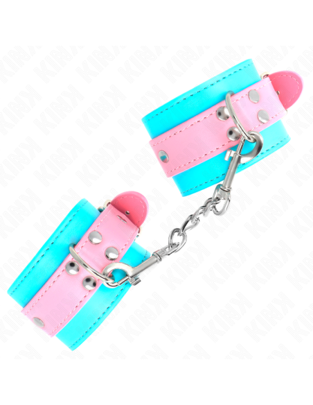 KINK - MIELAS RIŠO ĮRAŠAS MĖLYNAS - ROŽINIS REGULIUOJAMAS 16-28 CM X 5 CM