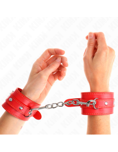 KINK - PLONI RIEŠO ĮRAŠAI, RAUDONI, REGULIUOJAMI 21-33 CM