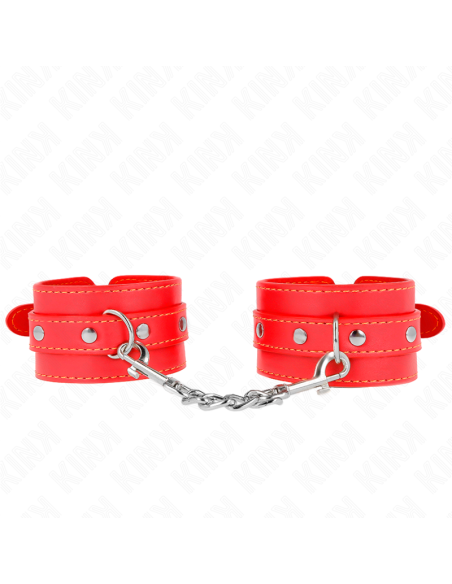 KINK - PLONI RIEŠO ĮRAŠAI, RAUDONI, REGULIUOJAMI 21-33 CM