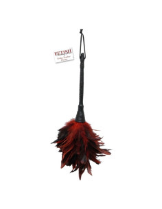 FETISH FANTASY SERIES - BLACK and RED FRISKY FEATHER TICKLER 2