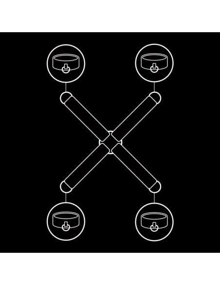 FETISH SUBMISSIVE - VEGAN LEATHER HANDCUFF UNION