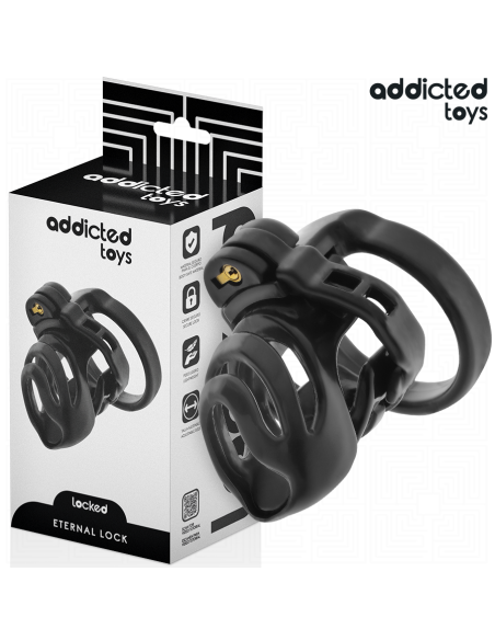 ADDICTED TOYS LOCKED - ETERNAL LOCK PENIS CAGE 9 CM