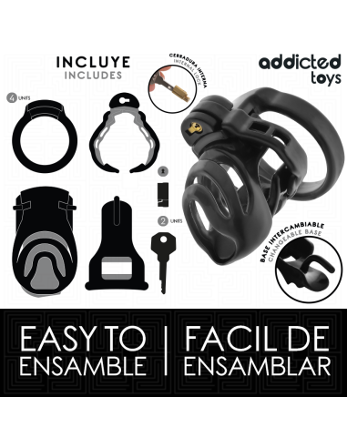 ADDICTED TOYS LOCKED - ETERNAL LOCK PENIS CAGE 9 CM