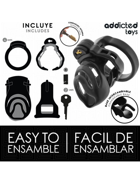 ADDICTED TOYS LOCKED - AMŽINAI UŽRAKINTAS VARPOS NARVAS 9 CM