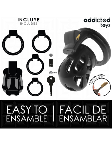 ADDICTED TOYS LOCKED - TYLIAI LAIKYTI VARPOS NARVĄ 7,5 CM