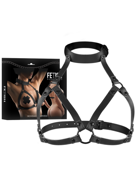 FETISH SUBMISSIVE BONDAGE - REGULIUOJAMAS KRŪTINĖS DIRŽAS