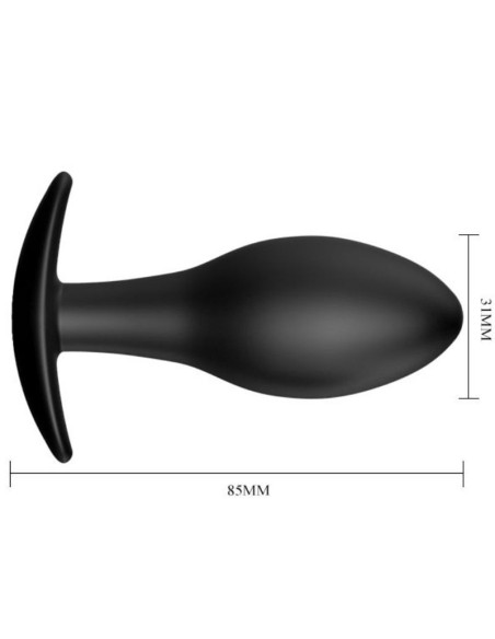 PRETTY LOVE - ANAL PLUG SILICONE ANCHOR 8.5 CM BLACK