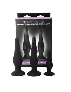 PRETTY LOVE - ANAL PLUGS SILICONE INITIATION KIT 2