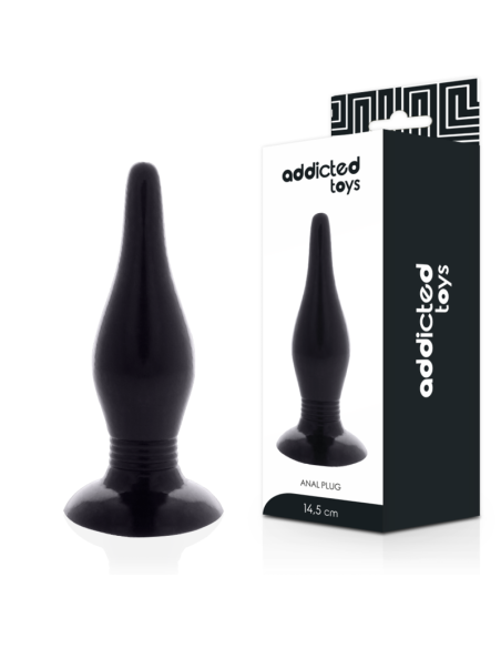 ADDICTED TOYS - ANALINIS KAIŠTIS 14,5 CM JUODAS