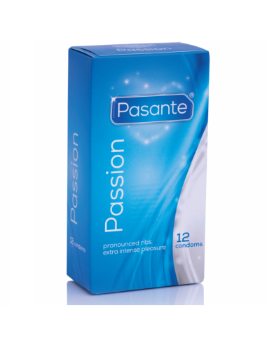 PASANTE - Taškuoti prezervatyvai MS PLACER 12 vienetų