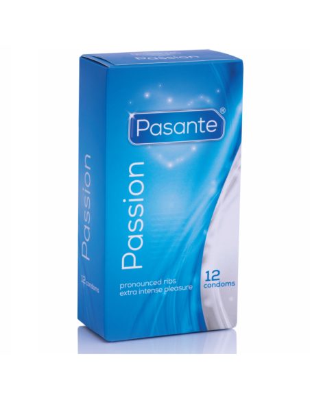 PASANTE - Taškuoti prezervatyvai MS PLACER 12 vienetų