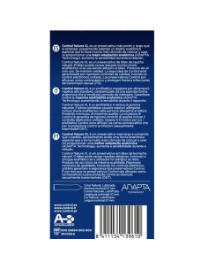 CONTROL - ADAPTA NATURE XL PREZERVATYVAI, 12 VIENETŲ 2