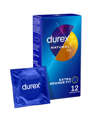 DUREX - NATURAL XL 12 UNITS