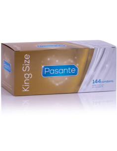 PASANTE - DIDELI PREZERVATYVAI, DĖŽUTĖJE 144 VIENETAI