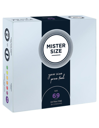 MISTER SIZE - CONDOMS SIZE XXXL 69 MM (36 UNITS)