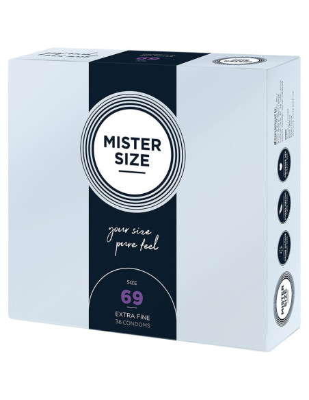 MISTER SIZE - PREZERVATYVAI, XXXL DYDIS, 69 MM (36 VIENETAI)