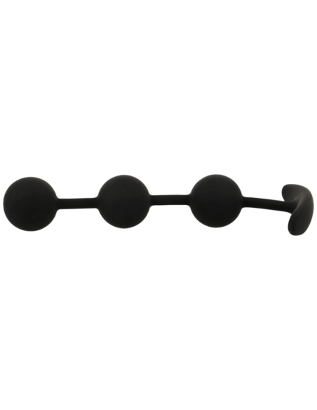 BLACKandSILVER - HARRY ANAL ROSARY 3 SILICONE SPHERES 14 CM