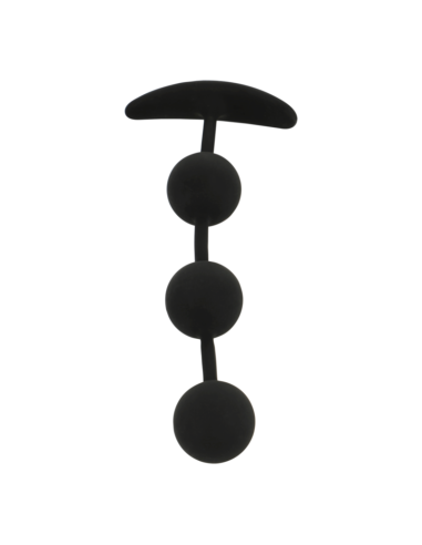 BLACKandSILVER - HARRY ANAL ROSARY 3 SILICONE SPHERES 14 CM