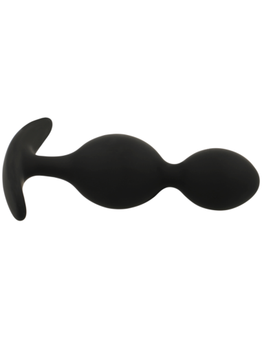 BLACKandSILVER - ORSON PLUG SILICONE 2 ANAL WAVES 9 CM