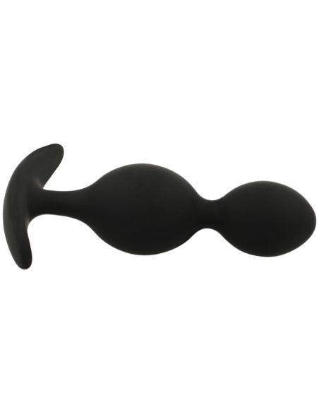 BLACKandSILVER - ORSON PLUG SILICONE 2 ANAL WAVES 9 CM