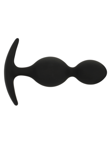 BLACKandSILVER - ORSON PLUG SILICONE 2 ANAL WAVES 9 CM