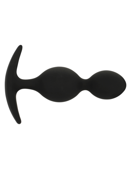 BLACKandSILVER - ORSON silikoninis analinis kamštelis, 2 bangos, 9 cm