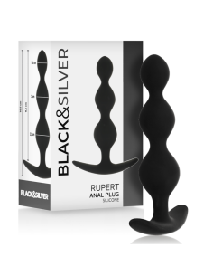 BLACKandSILVER - RUPERT ANAL BALL CHAIN 10 CM 2