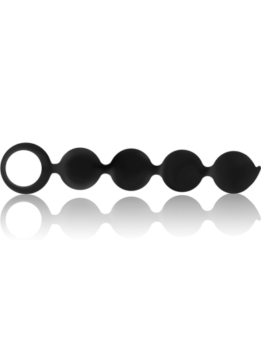 BLACKandSILVER - LENNON ANAL ROSARY 4 SILICONE SPHERES 15 CM