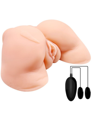 CRAZY BULL - VAGINA AND ANUS WITH REALISTIC MESH WITH VIBRATION