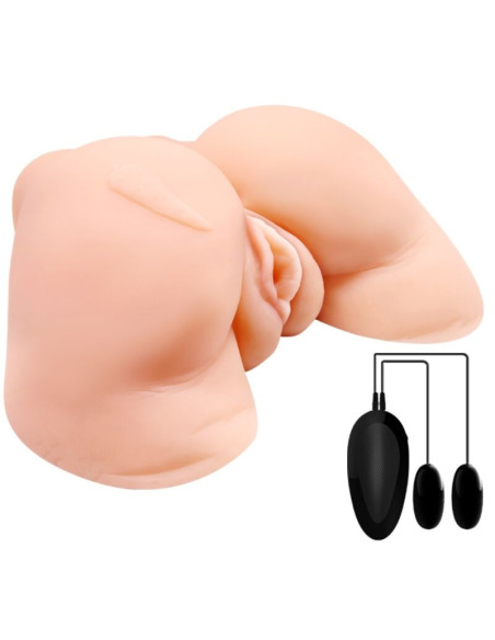 CRAZY BULL - VAGINA AND ANUS WITH REALISTIC MESH WITH VIBRATION