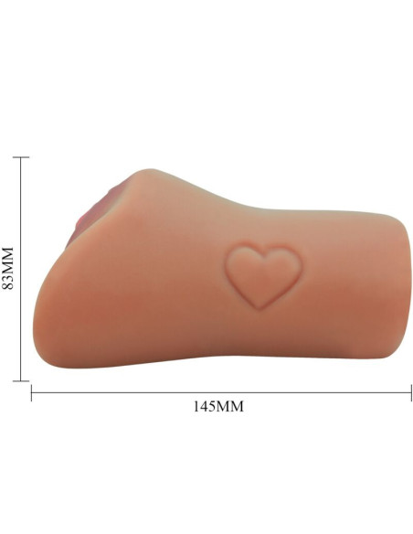 CRAZY BULL - SCARLET VAGINA AND ANUS DESIGN WITH A HEART FLESH
