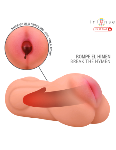 INTENSE FIRST TIME - SOPHIE VIRGIN MASTURBATOR WITH BLEEDING