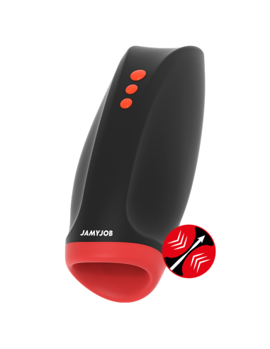 JAMYJOB - NOVAX masturbatorius su vibracija ir suspaudimu