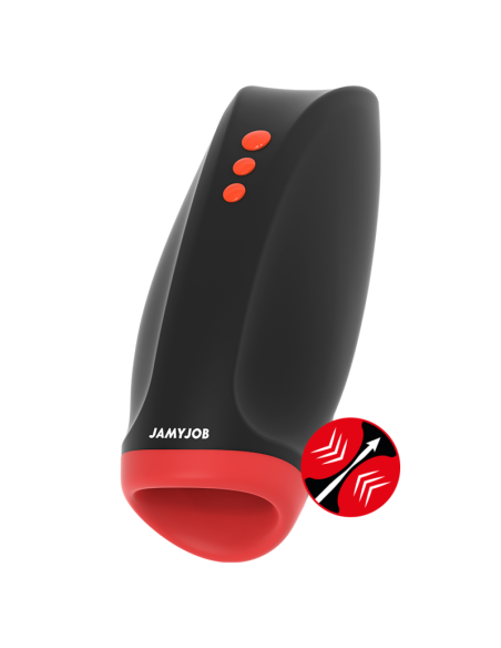 JAMYJOB - NOVAX masturbatorius su vibracija ir suspaudimu