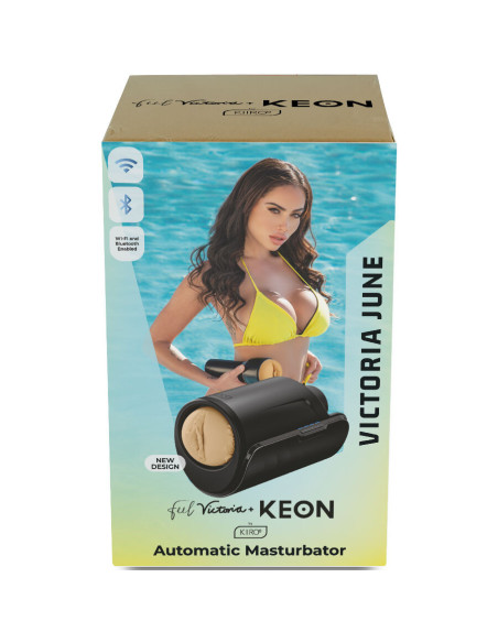 KIIROO - KEON WIFI COMBO VICTORIA JUNE AUTOMATIC MASTURBATOR FEEL STROKER