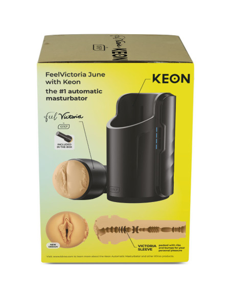 KIIROO - KEON WIFI COMBO VICTORIA JUNE AUTOMATIC MASTURBATOR FEEL STROKER