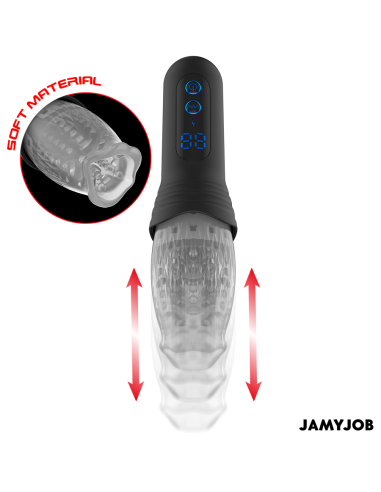 JAMYJOB - SPINJOB 2.0 MASTURBATORAS SU STUMIMO IR SUKIMO FUNKCIJA