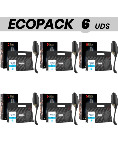 ECOPACK 6 VIENETAI - IBIZA NUOTOLINIO VALDYMO KIAUŠINIŲ VIBRATORIUS