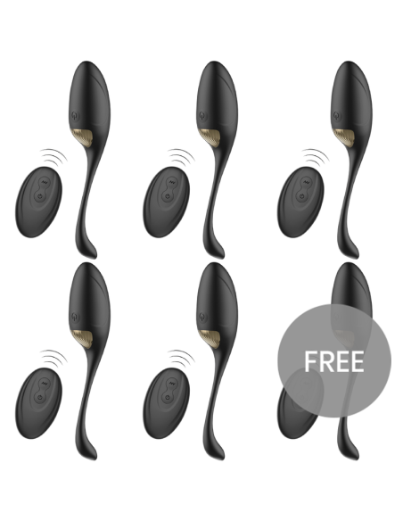 ECOPACK 6 UNITS - IBIZA REMOTE CONTROL EGG VIBRATOR