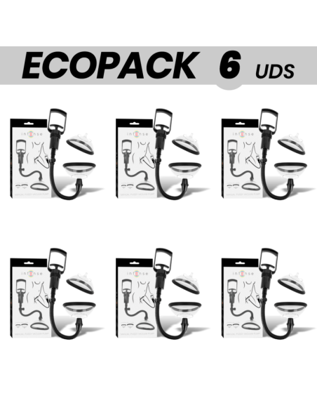 ECOPACK 6 UNITS - INTENSE PUMP MANUAL VAGINA SUCTION FOR WOMEN