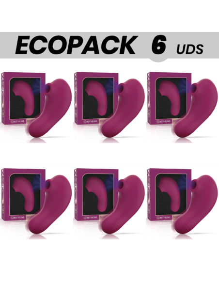 ECOPACK 6 UNITS - RITHUAL SHUSHU PRO POCKET CLITORIS STIMULATOR 2 POWERFUL ORCHID MOTORS