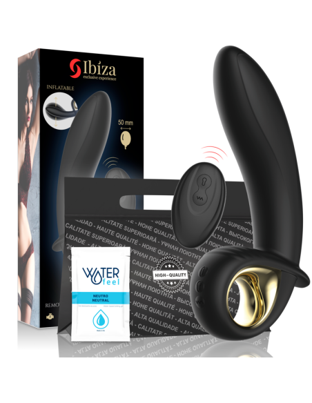 IBIZA - POWERFUL INFLATABLE ANAL-VAGINAL VIBRATOR REMOTE CONTROL