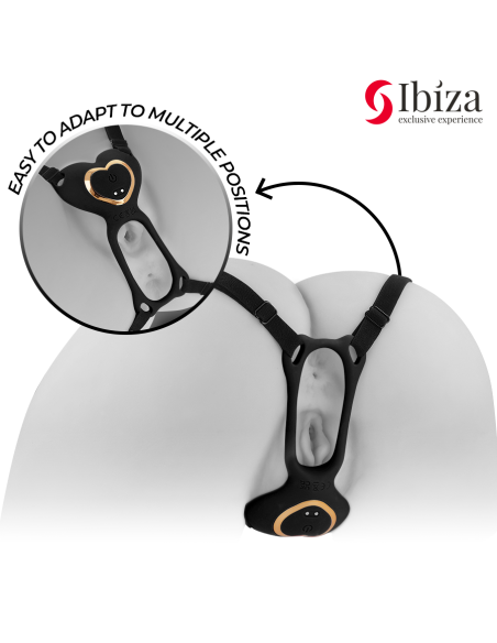 IBIZA - ŠIRDIES KELNAITĖS POROS VIBRATORIUS NUOTOLINIO VALDYMO PULTELIS