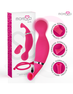 MORESSA - KIRK DUO SUCTION MULTI-PERFORMANCE MASSAGER PREMIUM SILICONE RECHARGEABLE